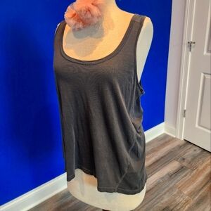 Splendid Black Sleeveless Relaxed Tank Top Size L